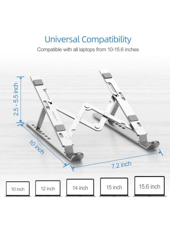 ACLIX Foldable Aluminum Laptop Stand Silver - Image 2